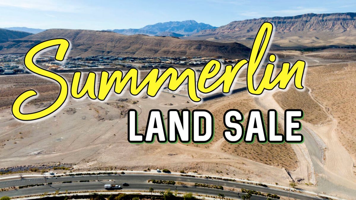 Summerlin Land Sale